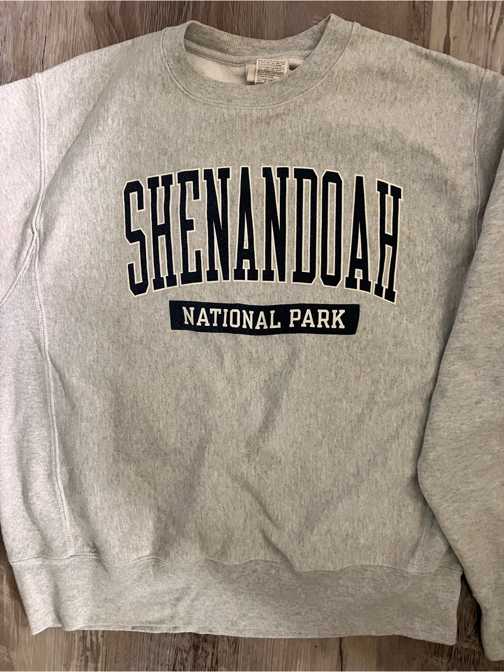 Champion Gray Shenandoah National Park Crewneck Sweatshirt